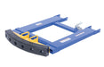 Vestil HOOK-BASE-32-RPB-2 Steel Fork Truck Hook Base 32 in. Length With Steel/Rubber Push Bumper-Attachment to 2 in. Receiver