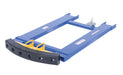 Vestil HOOK-BASE-44-RPB-2 Steel Fork Truck Hook Base 44 in. Length With Steel/Rubber Push Bumper-Attachment to 2 in. Receiver