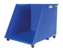 Vestil HOP-OE steel open ended low profile parts hopper - view 2