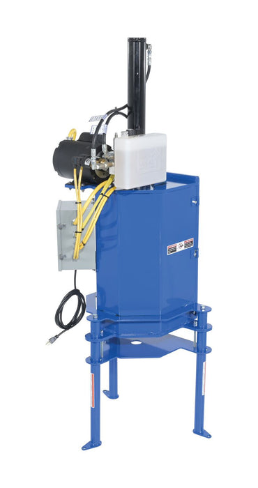 Vestil HPC-405 steel hydraulic pail crusher - view 2