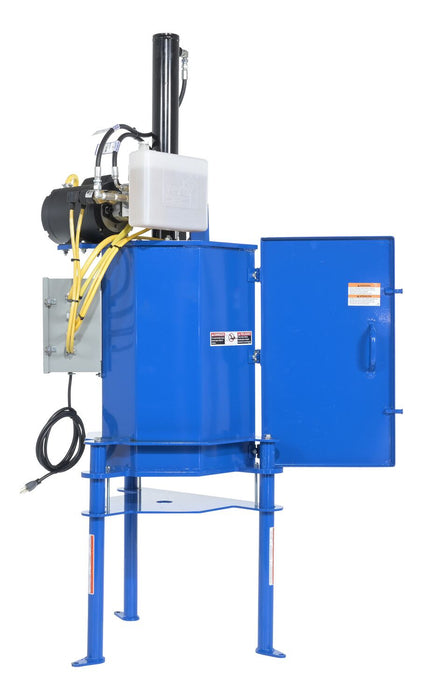 Vestil HPC-405 steel hydraulic pail crusher - view 4
