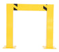 Vestil HPRO-SQ-36-36-5 Steel Square High Profile Machinery and Rack Guard 36 in. x 36 in. x 5 in. Yellow