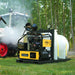 4000 PSI 4 GPM 15 HP ZONSEN E-Start Gas Engine Hot Water Pressure Washer Skid Mounted with 245 Gal Tank,  HPW40DBT