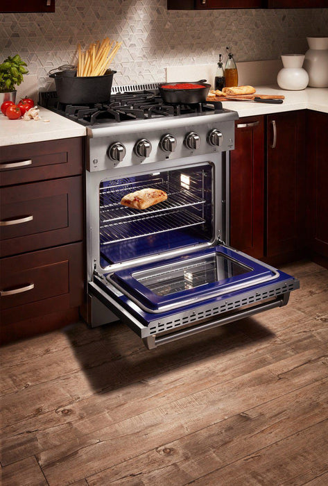 Thor Kitchen 30 in. 4.2 cu. ft. Professional Propane Gas Range in Stainless Steel, HRG3080ULP Thor Kitchen