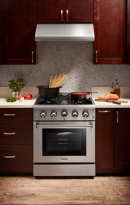 Thor Kitchen 30 in. 4.2 cu. ft. Professional Propane Gas Range in Stainless Steel, HRG3080ULP Thor Kitchen