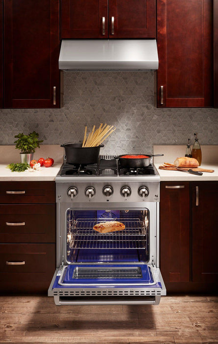 Thor Kitchen 30 in. 4.2 cu. ft. Professional Propane Gas Range in Stainless Steel, HRG3080ULP Thor Kitchen
