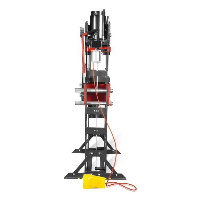 100 Ton H-Frame Air/Hydraulic Shop Press with Hand Winch,  Fully Welde — view 23