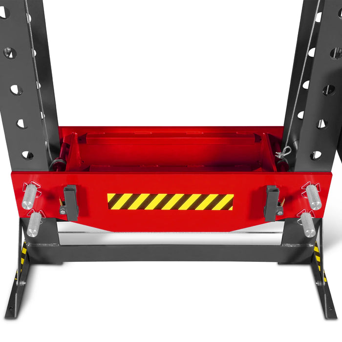 75 Ton H-Frame Electric Hydraulic Shop Press with Hand Winch,  110V Mo — view 15