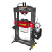 75 Ton H-Frame Electric Hydraulic Shop Press with Hand Winch,  110V Mo — view 25