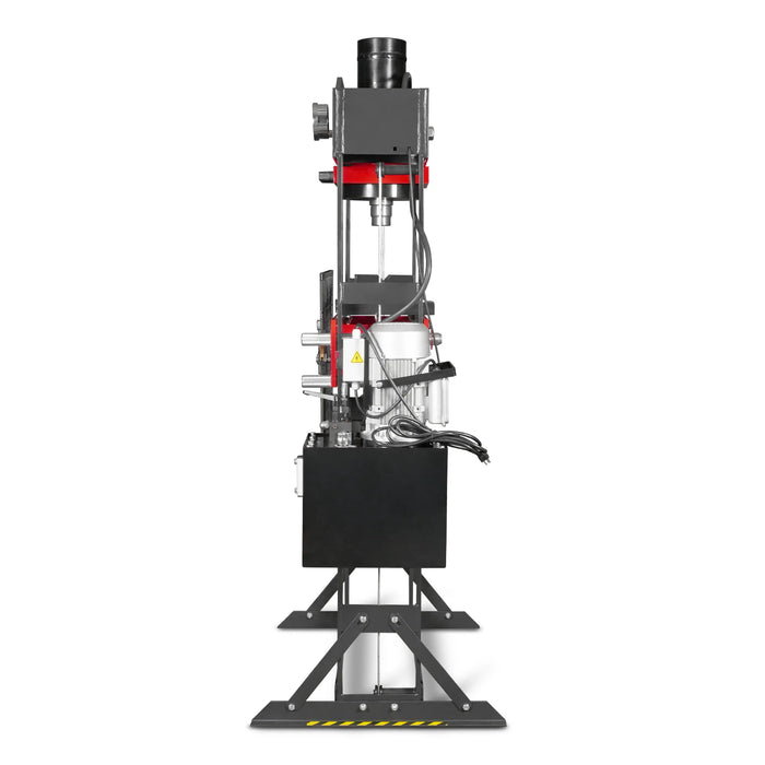 75 Ton H-Frame Electric Hydraulic Shop Press with Hand Winch,  110V Mo — view 24