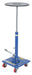 Vestil HT-02-18R Steel 18" Round Top Hydraulic Post Table 200 lb. Capacity Blue