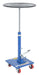 Vestil HT-02-24R Steel 24" Round Top Hydraulic Post Table 200 lb. Capacity Blue