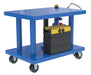 Vestil HT-60-3248-DC Steel DC Powered Hydraulic Post Table 32 In x 48 In 6,000 lb. Capacity Blue