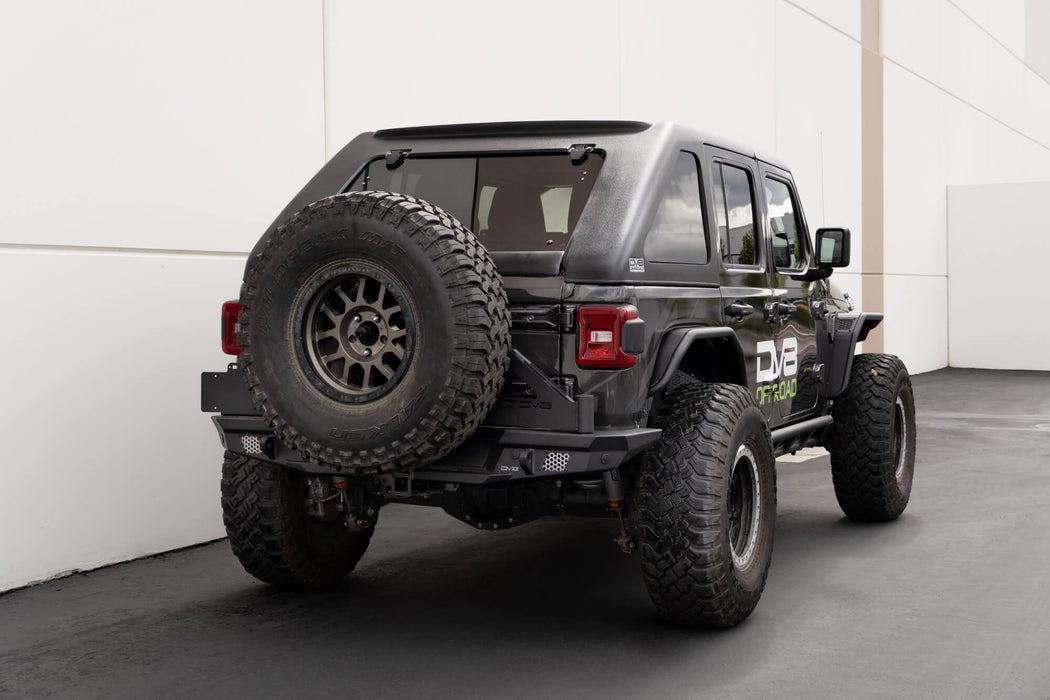 DV8 Offroad 2018-2026 Jeep JL 4 Door Razor Series Fastback Hard Top – installed on vehicle, image 9 of 14
