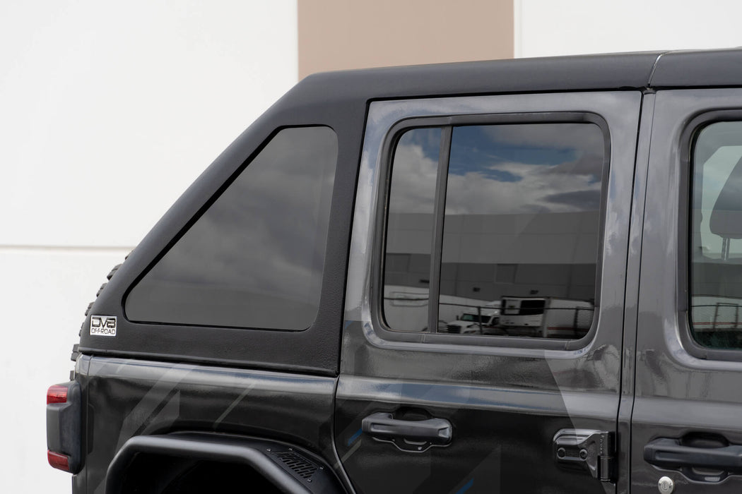 DV8 Offroad 2018-2026 Jeep JL 4 Door Razor Series Fastback Hard Top – installed on vehicle, image 12 of 14