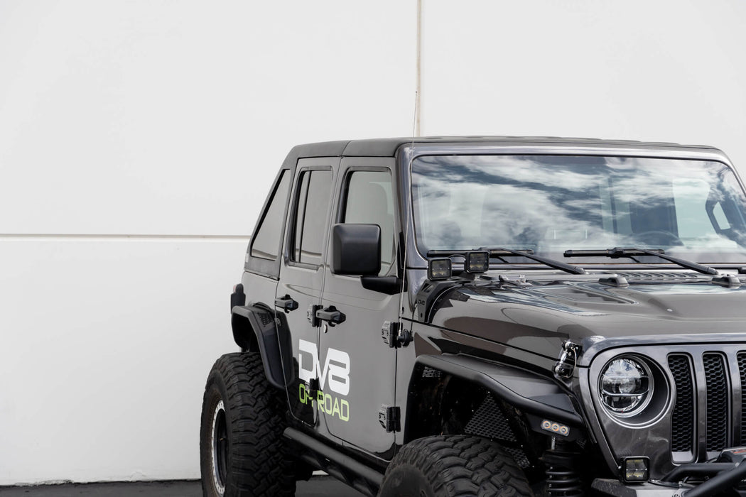 DV8 Offroad 2018-2026 Jeep JL 4 Door Razor Series Fastback Hard Top – installed on vehicle, image 14 of 14