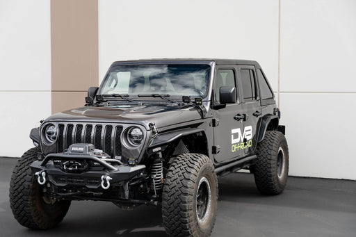 DV8 Offroad 2018-2026 Jeep JL 4 Door Razor Series Fastback Hard Top – installed on vehicle, image 2 of 14