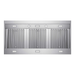 Victory Range Hoods 60 Inch 2000 CFM Under Cabinet Range Hood - VICTORY Hurricane - Bottom View