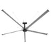 18FT HVLS Industrial Ceiling Fan 220V 1-Phase - Energy Efficient Large Area Air Circulation for Fan Warehouses & Factories,  18FT1PH