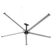 24FT HVLS Industrial Ceiling Fan 220V 1-Phase - Energy Efficient Large Area Air Circulation Fan for Warehouses & Factories,  24FT1PH