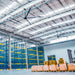 16FT HVLS Industrial Ceiling Fan 220V 3-Phase - Energy Efficient Large Area Air Circulation for Fan Warehouses & Factories, 16FT3PH