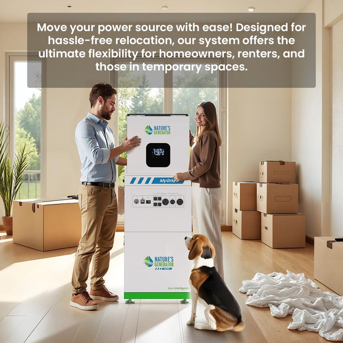 Nature's Generator MyGrid 10K with Transfer Switch for House Battery Backup Solar Generator - View 15