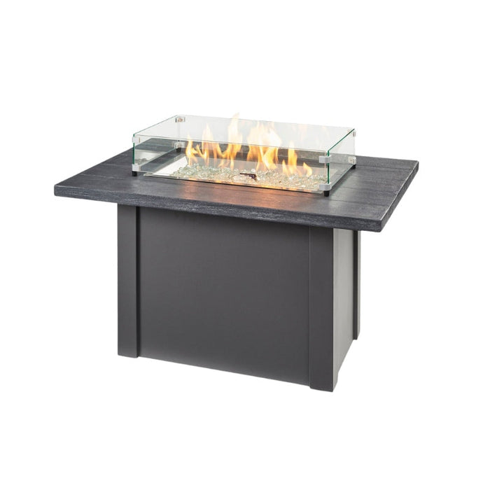 The Outdoor Greatroom Havenwood Rectangular Gas Fire Pit Table