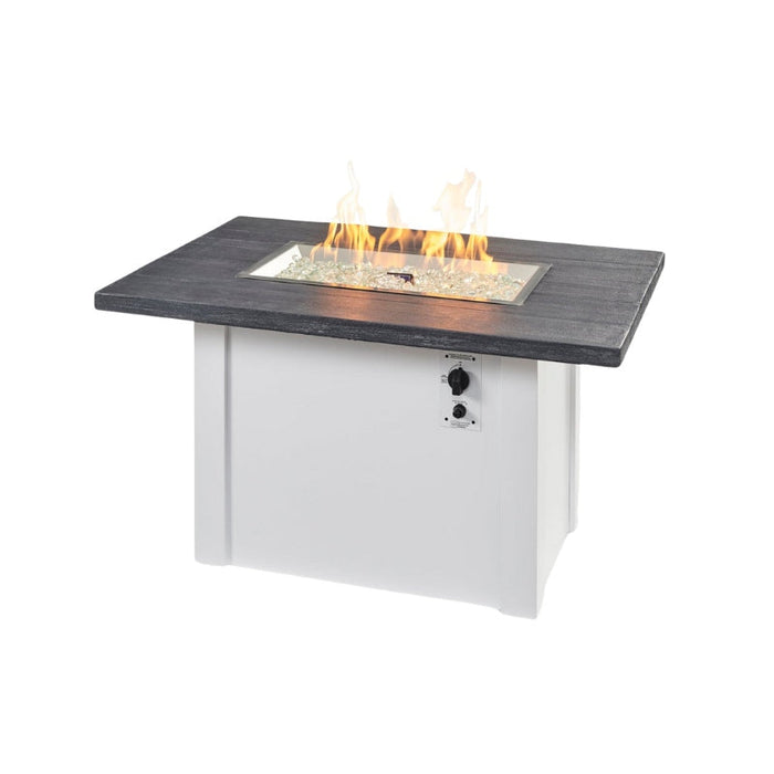 The Outdoor Greatroom Havenwood Rectangular Gas Fire Pit Table