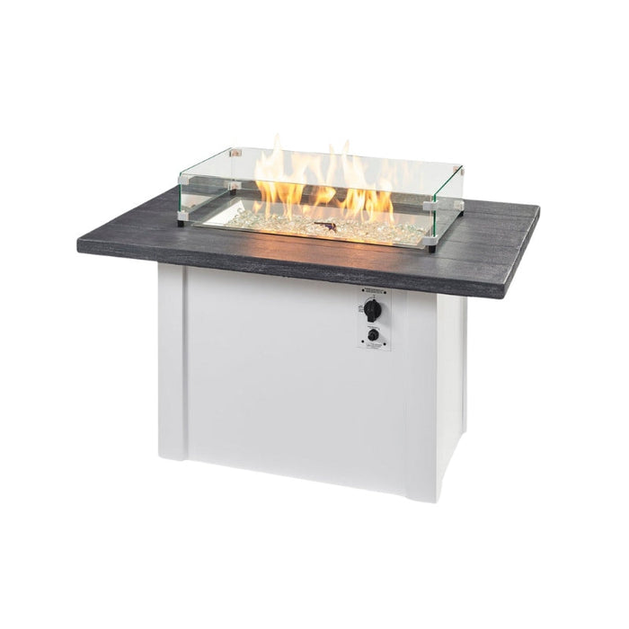 The Outdoor Greatroom Havenwood Rectangular Gas Fire Pit Table