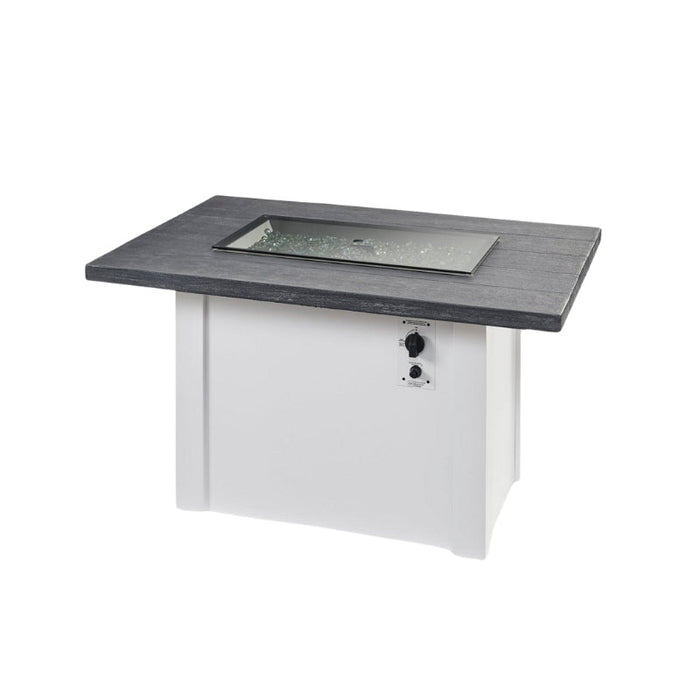 The Outdoor Greatroom Havenwood Rectangular Gas Fire Pit Table