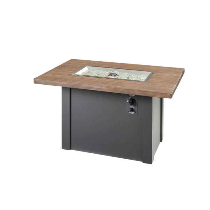 The Outdoor Greatroom Havenwood Rectangular Gas Fire Pit Table