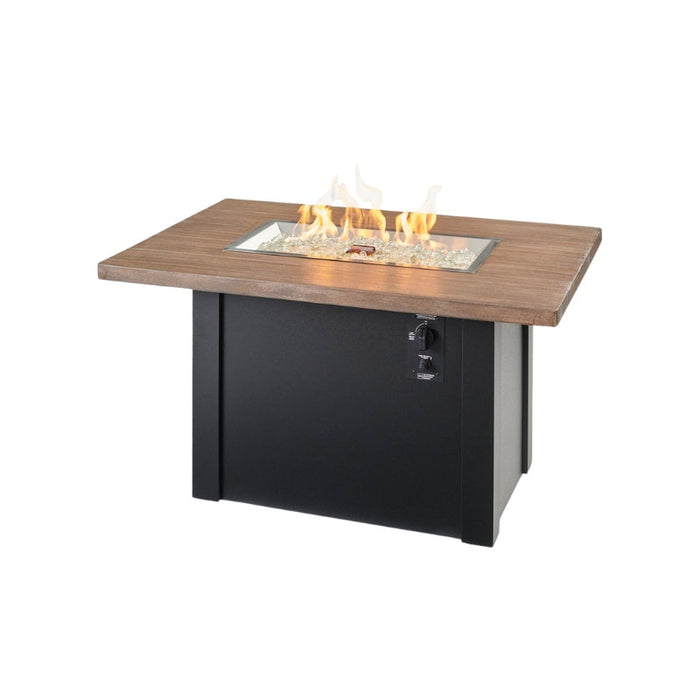 The Outdoor Greatroom Havenwood Rectangular Gas Fire Pit Table