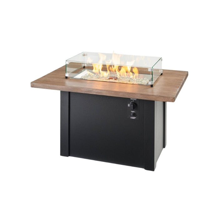 The Outdoor Greatroom Havenwood Rectangular Gas Fire Pit Table