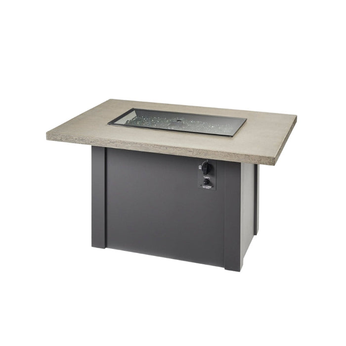 The Outdoor Greatroom Havenwood Rectangular Gas Fire Pit Table