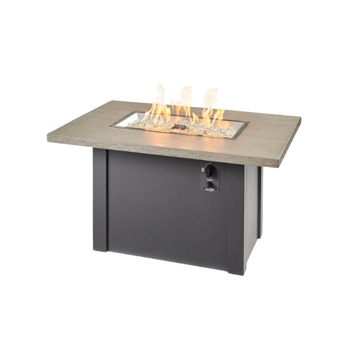 The Outdoor Greatroom Havenwood Rectangular Gas Fire Pit Table