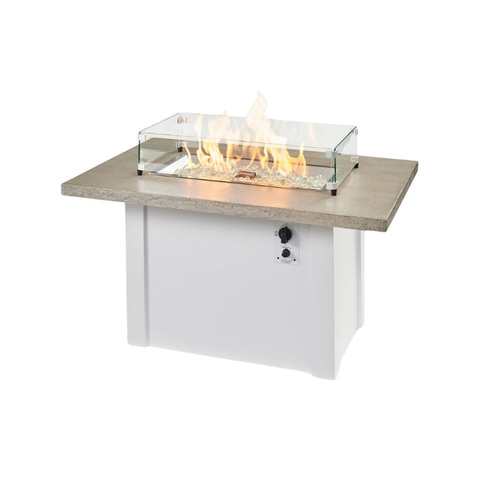 The Outdoor Greatroom Havenwood Rectangular Gas Fire Pit Table