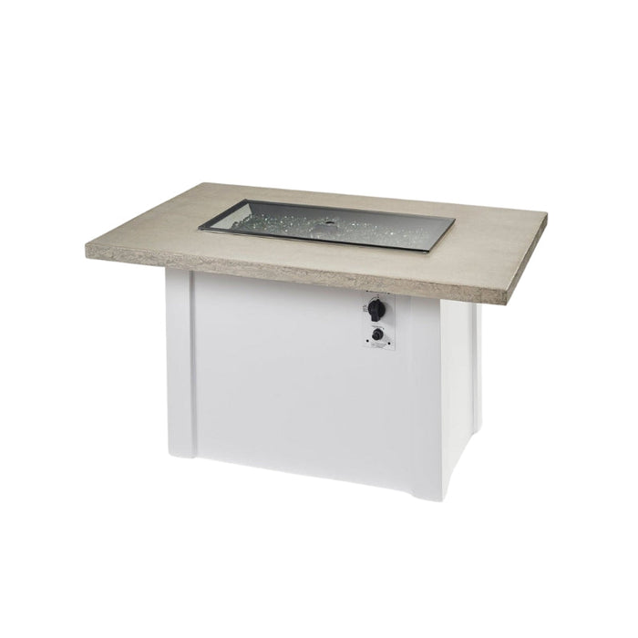The Outdoor Greatroom Havenwood Rectangular Gas Fire Pit Table