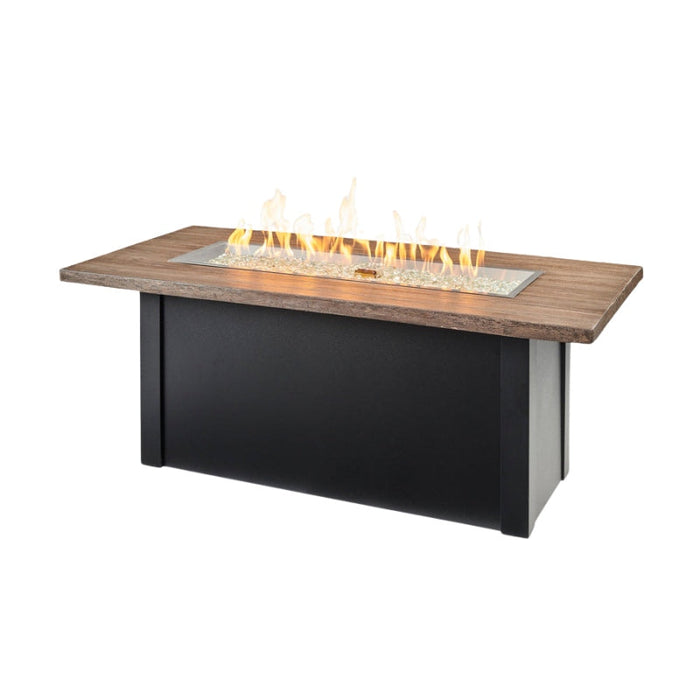 The Outdoor Greatroom Havenwood Rectangular Gas Fire Pit Table