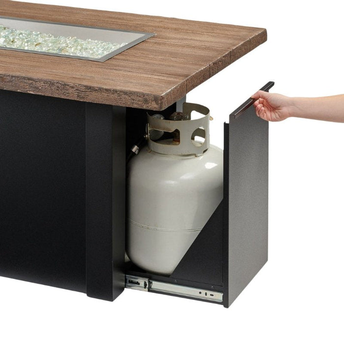 The Outdoor Greatroom Havenwood Rectangular Gas Fire Pit Table