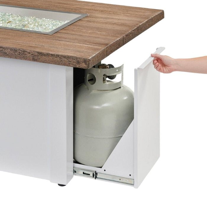 The Outdoor Greatroom Havenwood Rectangular Gas Fire Pit Table