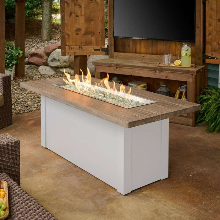 The Outdoor Greatroom Havenwood Rectangular Gas Fire Pit Table