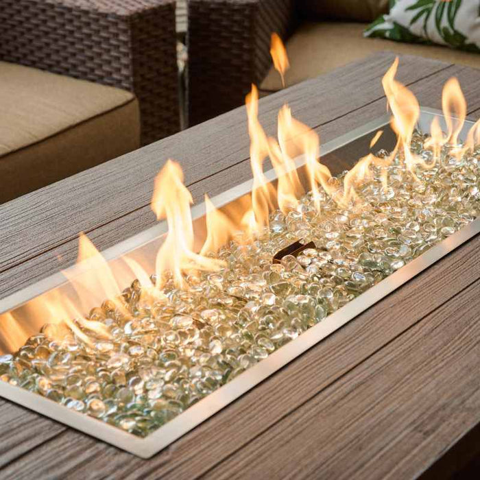 The Outdoor Greatroom Havenwood Rectangular Gas Fire Pit Table