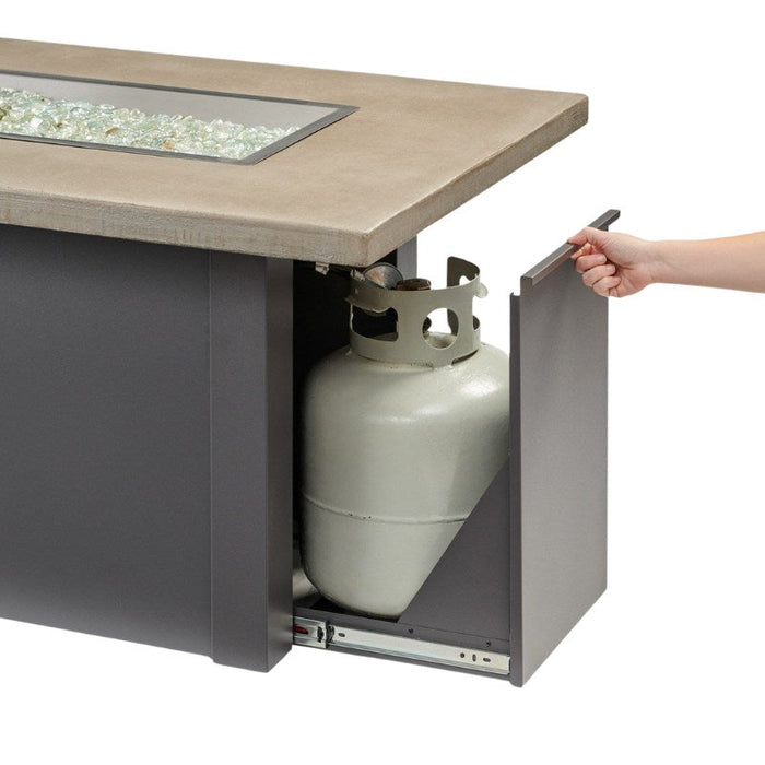 The Outdoor Greatroom Havenwood Rectangular Gas Fire Pit Table