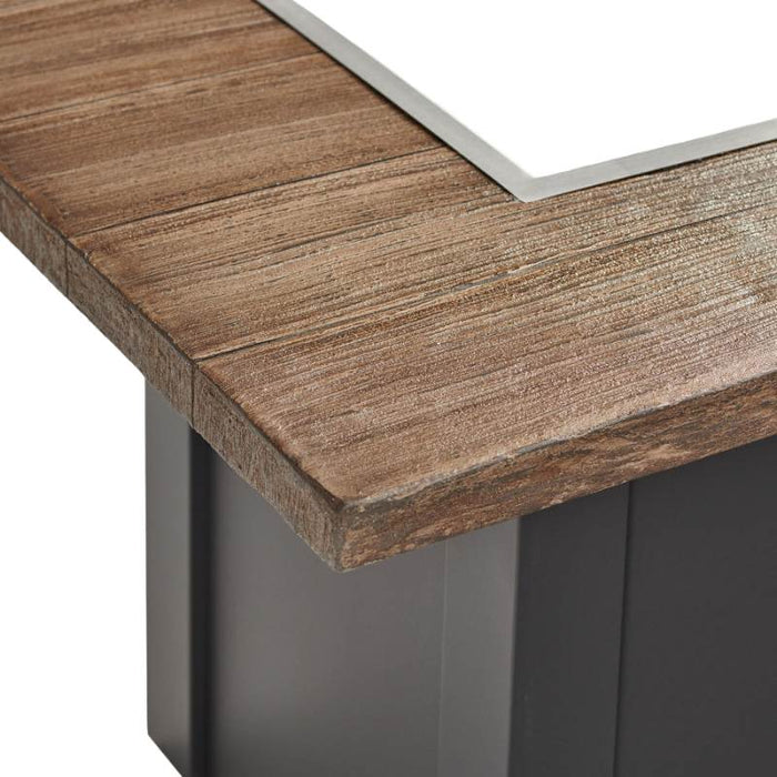 The Outdoor Greatroom Havenwood Rectangular Gas Fire Pit Table