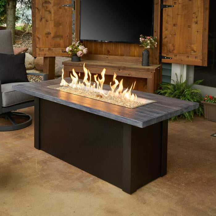 The Outdoor Greatroom Havenwood Rectangular Gas Fire Pit Table