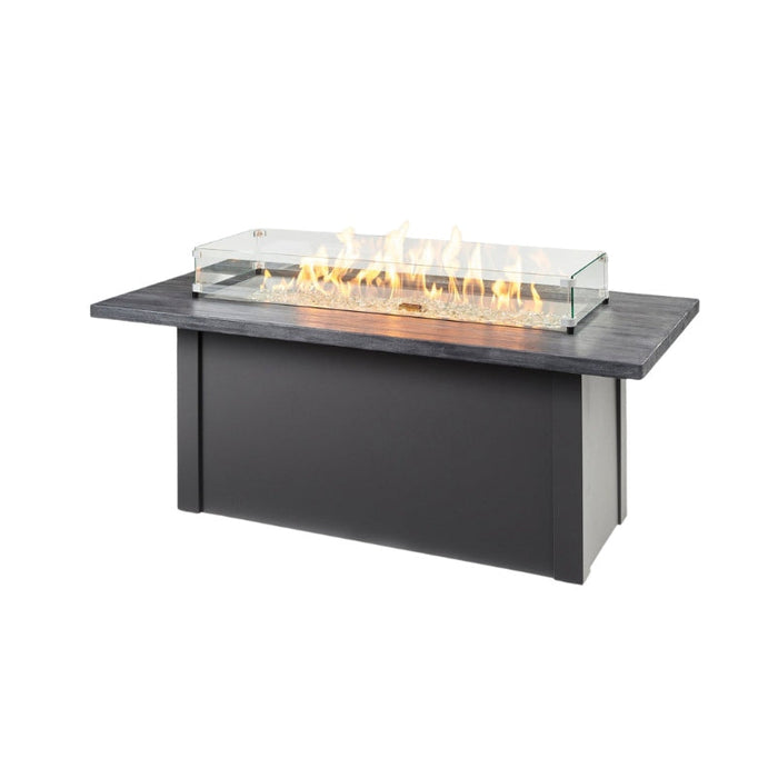 The Outdoor Greatroom Havenwood Rectangular Gas Fire Pit Table