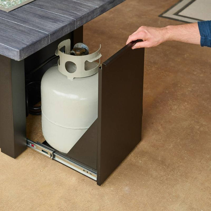 The Outdoor Greatroom Havenwood Rectangular Gas Fire Pit Table