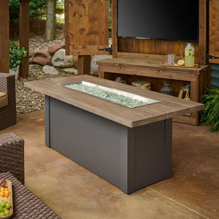 The Outdoor Greatroom Havenwood Rectangular Gas Fire Pit Table