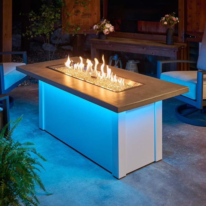 The Outdoor Greatroom Havenwood Rectangular Gas Fire Pit Table