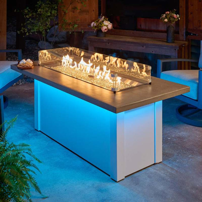 The Outdoor Greatroom Havenwood Rectangular Gas Fire Pit Table